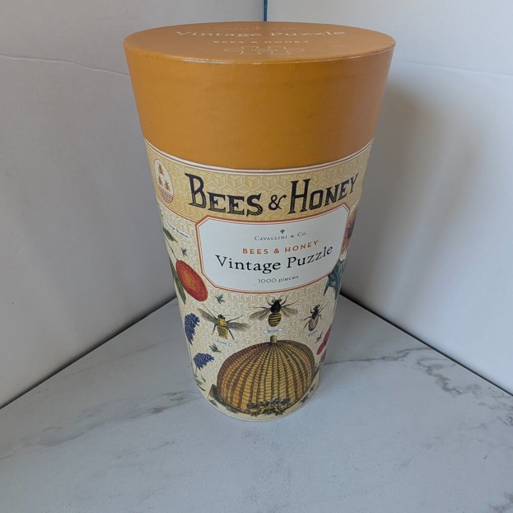 Cavallini Bees & Honey Vintage Puzzle - 1000 Pieces